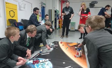 Aycliffe students take part in Robotics day at Caterpillar