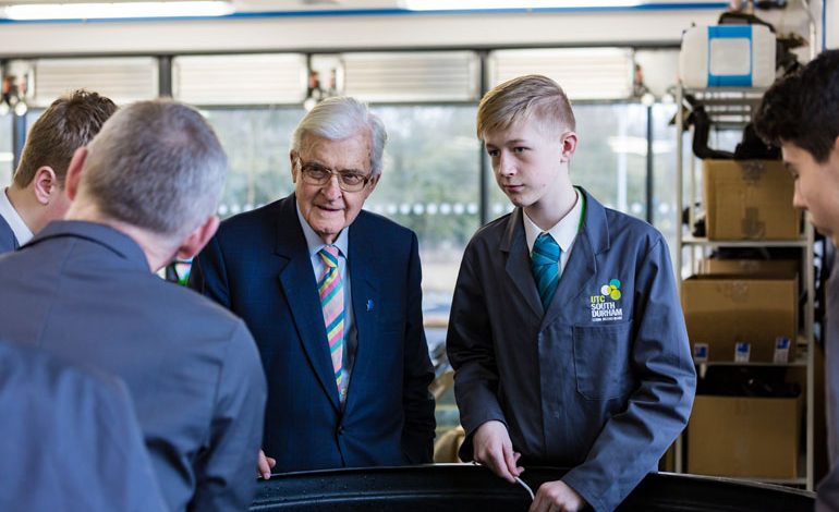 Respected educationalist visits UTC South Durham