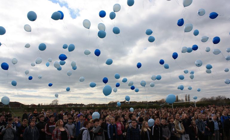 Woodham students release balloons in memory of Emily