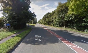 Driver left with broken ankle following A167 collision