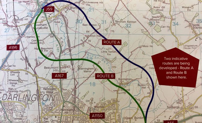 New road proposed to link Aycliffe with A66