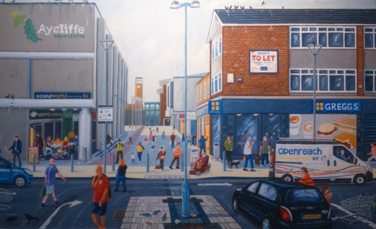 Art depicts Aycliffe life ‘In and Around Town’