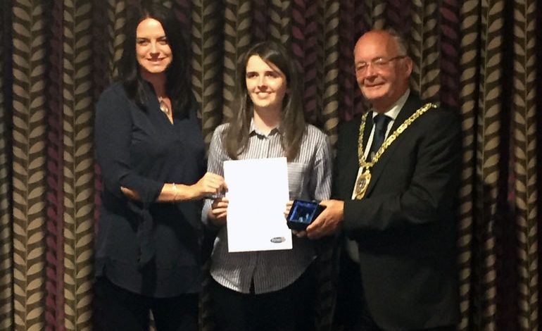 Five years of school with no day off – Aycliffe student rewarded