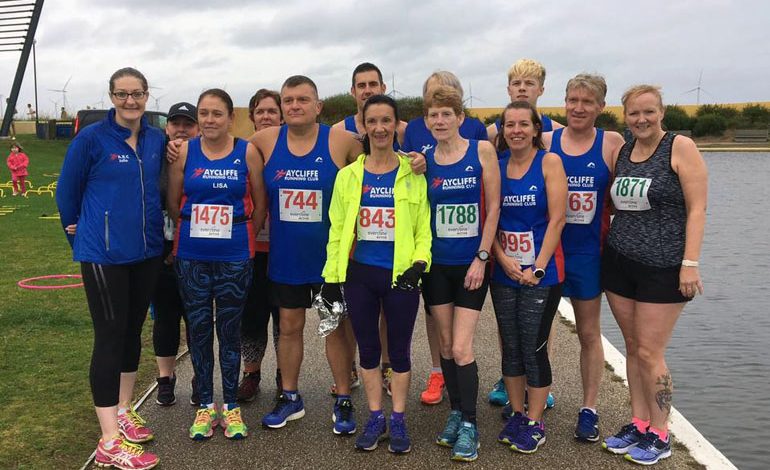 Aycliffe runners in Redcar Half Marathon