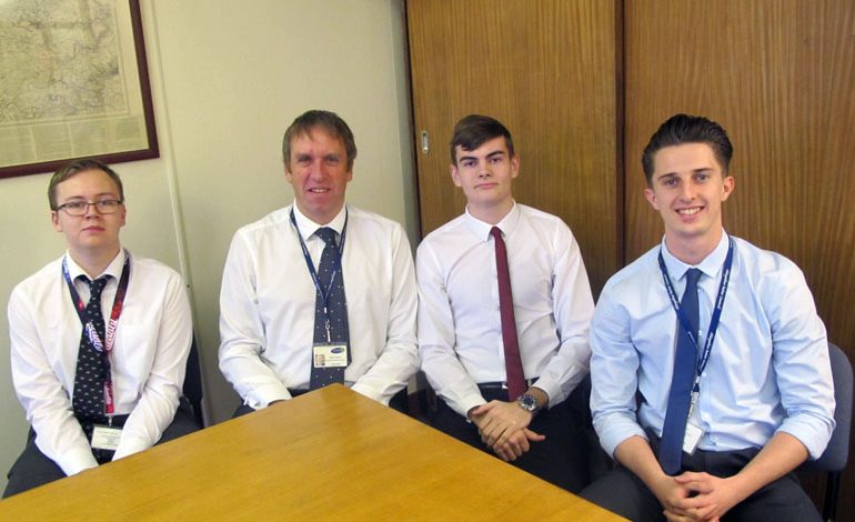 Council welcomes its first Degree Apprentices