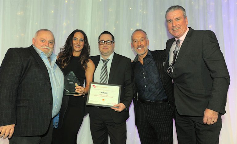 Council staff celebrate after winning national award