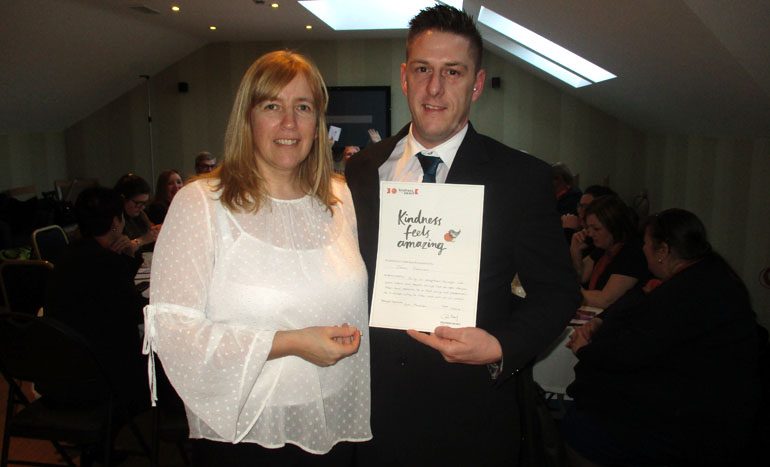 St Clare’s Court manager honoured with kindness recognition