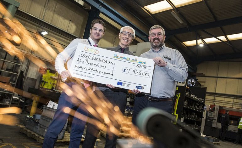 Engineering company lights up its future with energy grant
