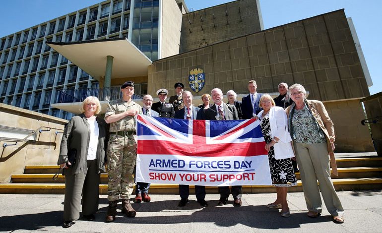 Flying the flag for the armed forces