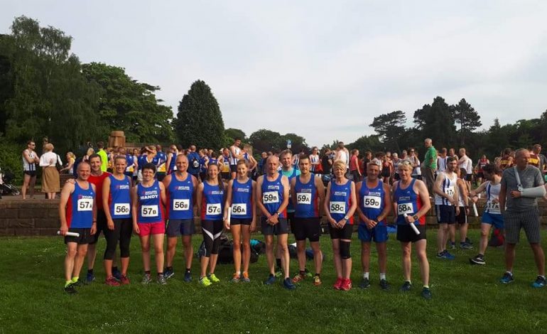 Aycliffe relay runners compete in Middlesbrough