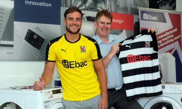 Aycliffe firm Ebac unveiled as Darlington’s new shirt sponsor