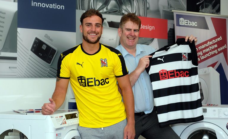 Aycliffe firm Ebac unveiled as Darlington’s new shirt sponsor
