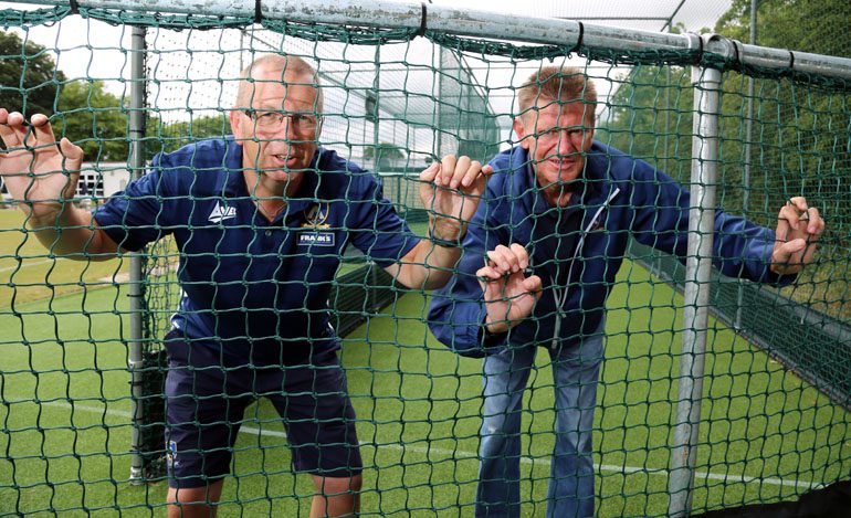 Club ‘bowled over’ with practice net refurbishment
