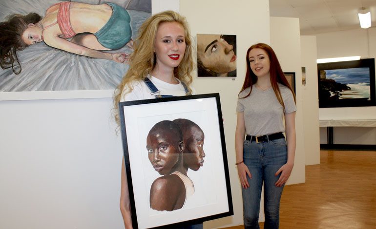 Students’ art work goes on display at end-of-year exhibition