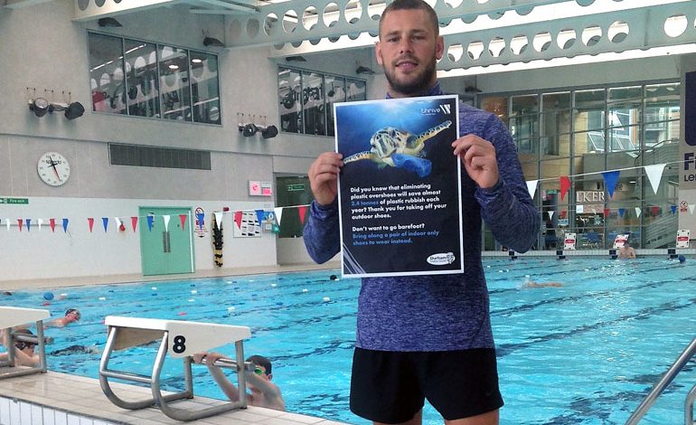 Leisure centres go green by banning blue shoes