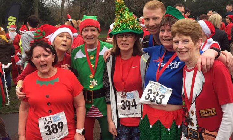 Aycliffe runners get festive