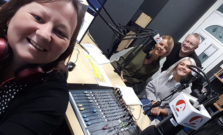 Hospice volunteers feature on Aycliffe Radio