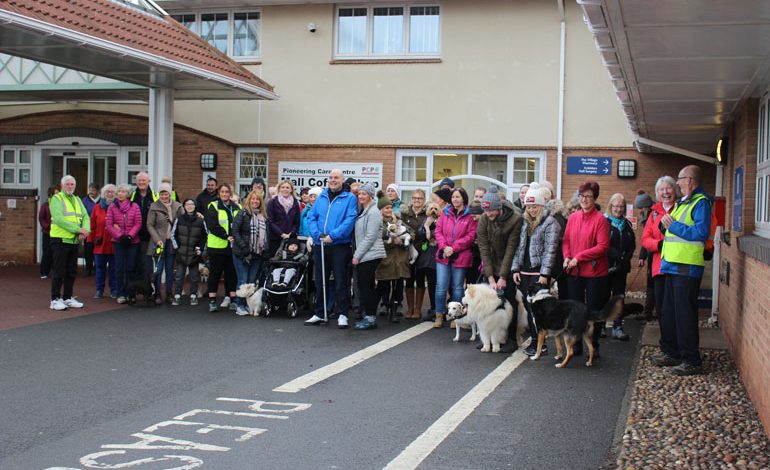 Volunteers make a splash with sponsored walk