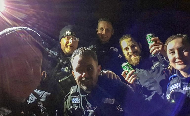 Aycliffe cops on Cobblers booze patrol
