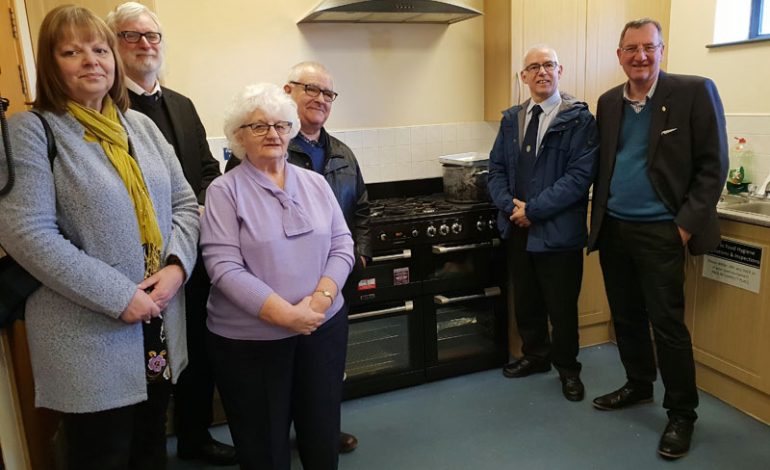 GAMP donation funds new cooker at Youth Centre
