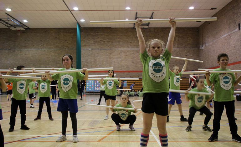 100 youngsters take part in fitness extravaganza!
