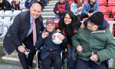 Aycliffe care home makes football fan’s wish comes true