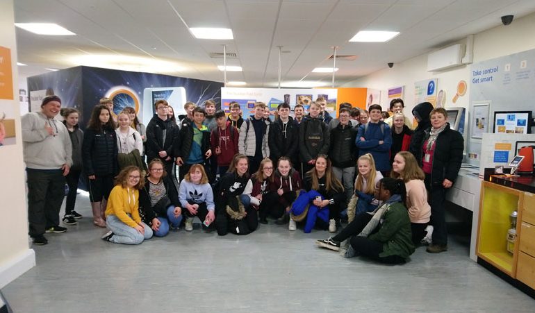 Student power as Woodham pupils visit Hartlepool station