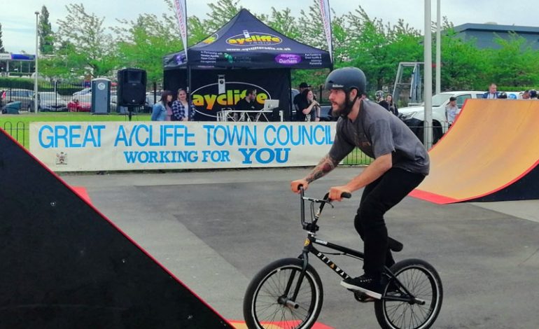 Fun is ramped up with town’s first SK8 event