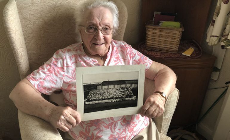 Aycliffe Angel Dora recalls making munitions during WW2