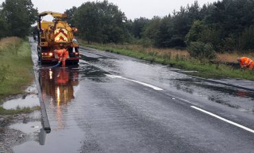 Council crews work through torrential rain to keep County Durham safe and moving
