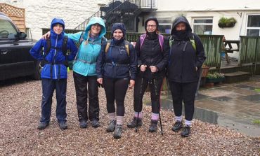 Wellbeing for Life team make a splash for the Three Peaks Challenge