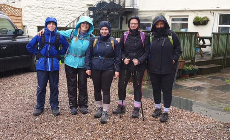 Wellbeing for Life team make a splash for the Three Peaks Challenge