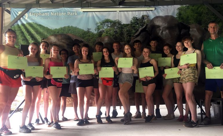 Woodham students enjoy 12-day summer Thailand experience