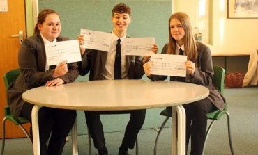 Students raise £500 for charities