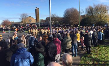 Hundreds mark Remembrance Sunday with Aycliffe services