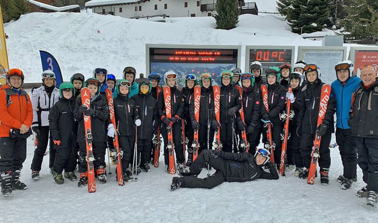 Pictures: Greenfield students navigate the slopes in Aosta Valley