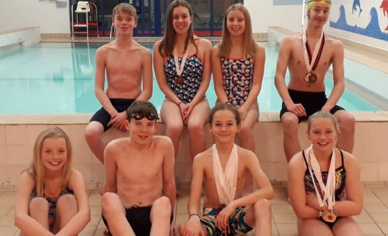 Eight Sedgefield swimmers rack up 26 medals