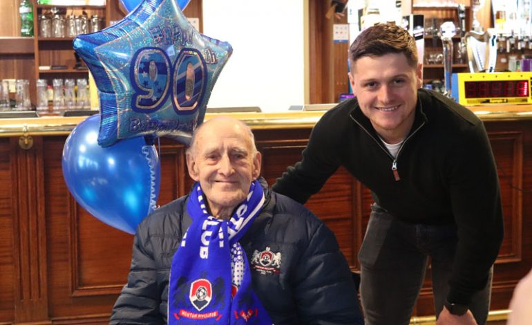 Aycliffe superfan celebrates 90th birthday