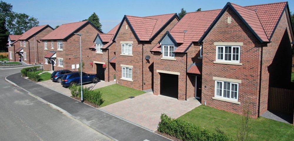 First homes constructed on second phase of Heighington development