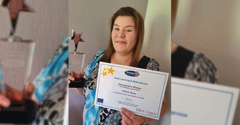 Newtonian Michelle is Unsung Hero in awards ceremony