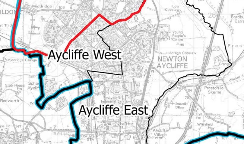 Who is fighting for your vote? Boundary map shows three Aycliffe wards