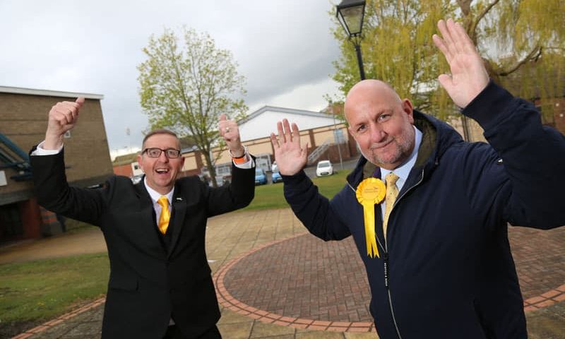 Lib Dem pair stun Labour with big wins in Aycliffe