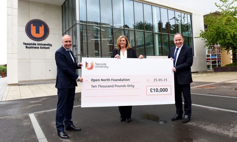 Teesside University donates £10,000 to business foundation