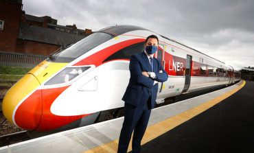 Aycliffe-built Azuma train arrives in Middlesbrough for driver training