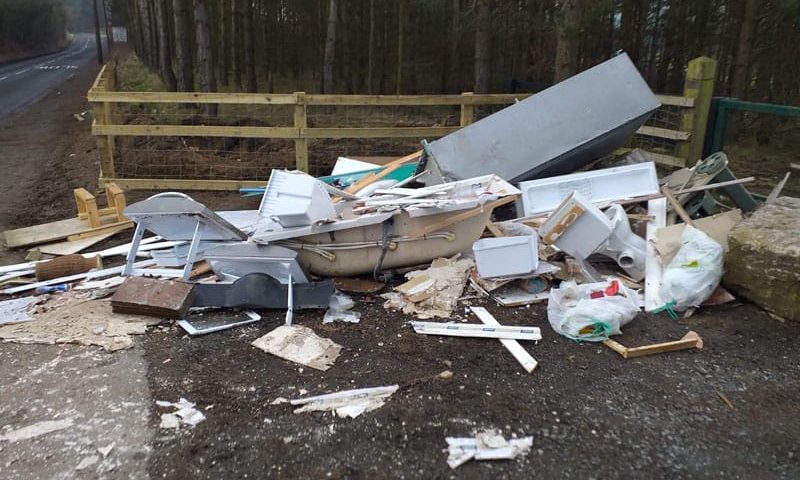 Thousand pound fine for Shildon man’s involvement in fly-tipping offence