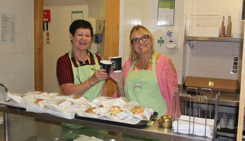 Volunteering is a recipe for success for community café!