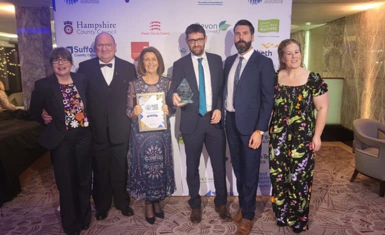 National success for social work team