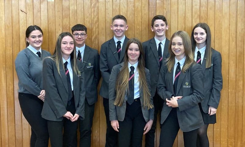 Woodham Academy sport leaders support primary school indoor athletics event