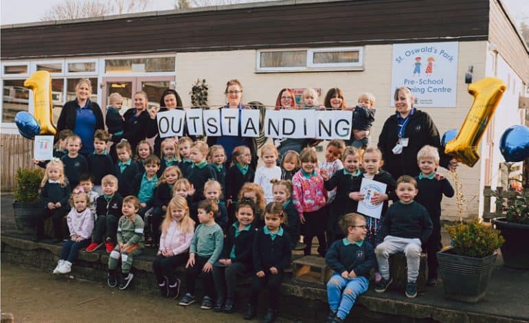 St. Oswald’s pre-school celebrates ‘Outstanding’ achievement