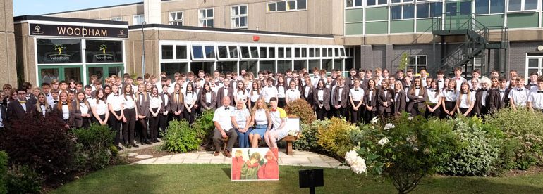 Woodham holds ‘bow tie day’ to honour student Ted Sanderson
